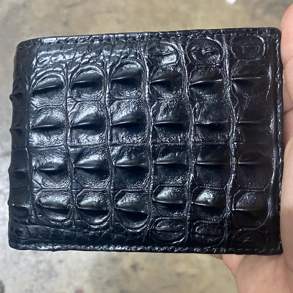 Men's Genuine Exotic Animal Skin Caimen Belly Shoulder Bag main image 0