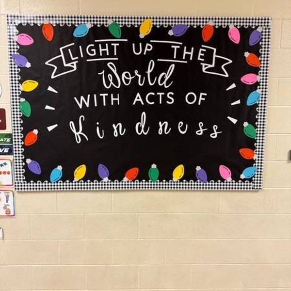 Teachers School Bulletin Board Cutouts DIY Kit "be Bigger" | Back to ...