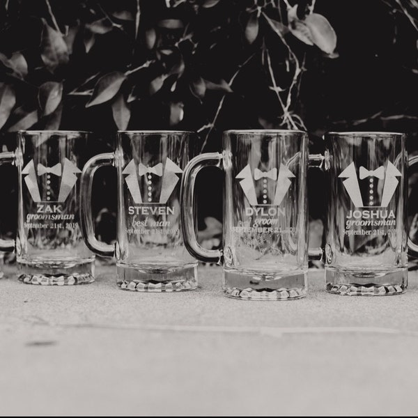 Groomsmen Gifts, Groomsmen Beer Mug, Gift for Groomsmen, Personalized ...