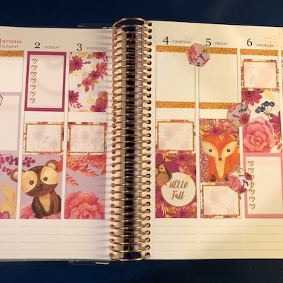 FOX PLANNER Happy Planner STICKERS, Happy Planner Fall Printable ...