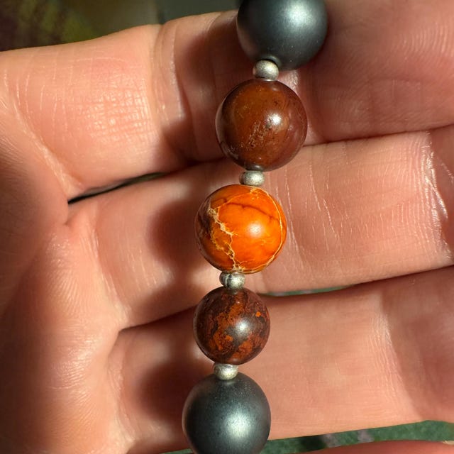 Red Orange Sea Sediment Imperial Jasper Beads Grade AAA Round