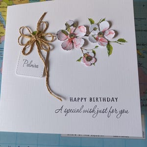 3D Personalised Birthday Card, Handmade in the UK - Etsy UK