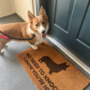 Anti-Slip Corgi Dog Door Mat – My Heart Teddy