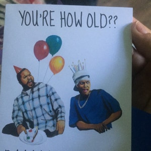 Friday Birthday Card 90s Pop Culture Hip Hop Birthday Card | Etsy