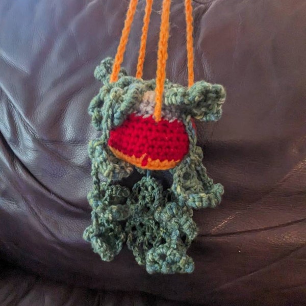 Drooping Leave Crochet Pattern, Hanging Plant Crochet Pattern, Crochet ...