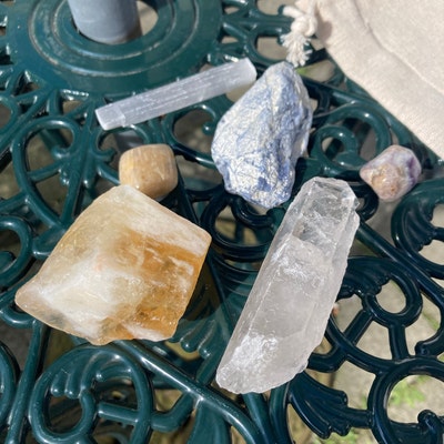Intuitively Chosen Crystals Raw Crystals Beginners Crystal Set