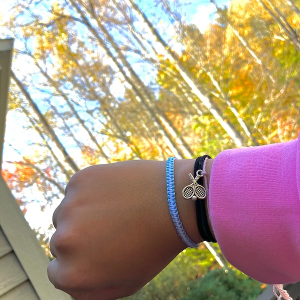 Set of 2 Braided Color Matching Bracelets | Personalized Knitted ...