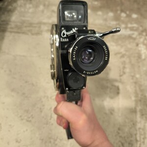 Rare Vintage Soviet Quartz Zoom Movie Camera Working Super 8 Film