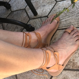 Sandales de gladiateur pour hommes longueur de cheville - Etsy France