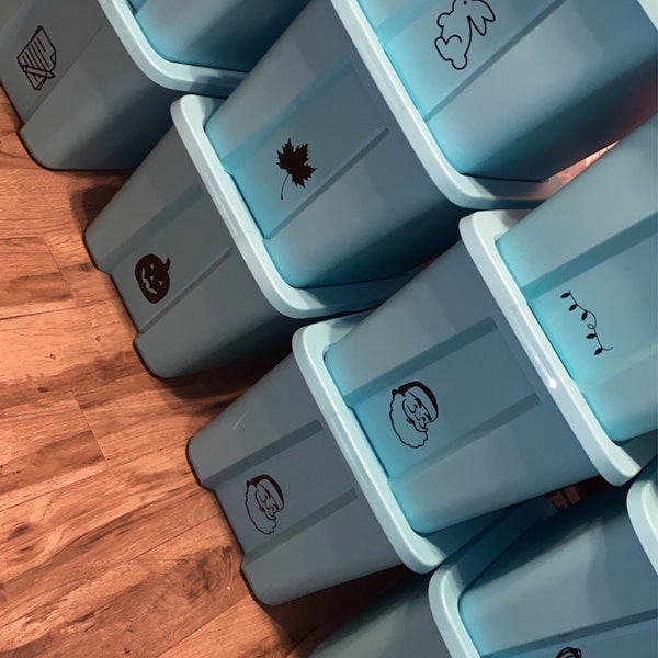 Custom Tub Labels - FREE SHIPPING in US. - Custom Organizing Stickers ...