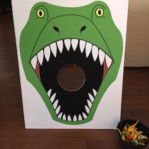 Dino Toss, Feed the T. Rex, Dinosaur Birthday Party, Dinosaur Game ...
