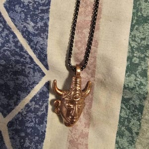 SUPERNATURAL - * PLATED PEWTER * Dean Winchester Amulet Pendant