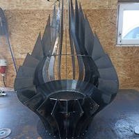 Fireball With Lid. Digital Product, Files DXF, SVG for CNC, Plasma ...