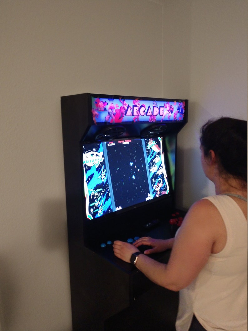 Arcade setup shared by Greg McCurdy