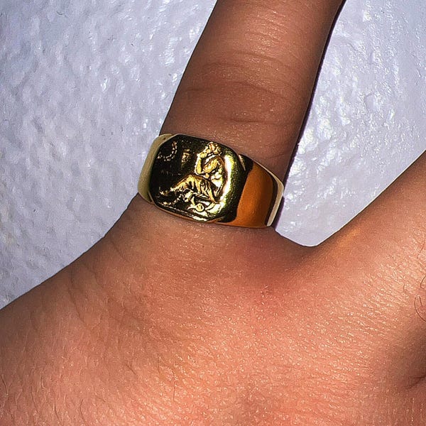 Angel Rocks Athena Ring - Silver main image 1