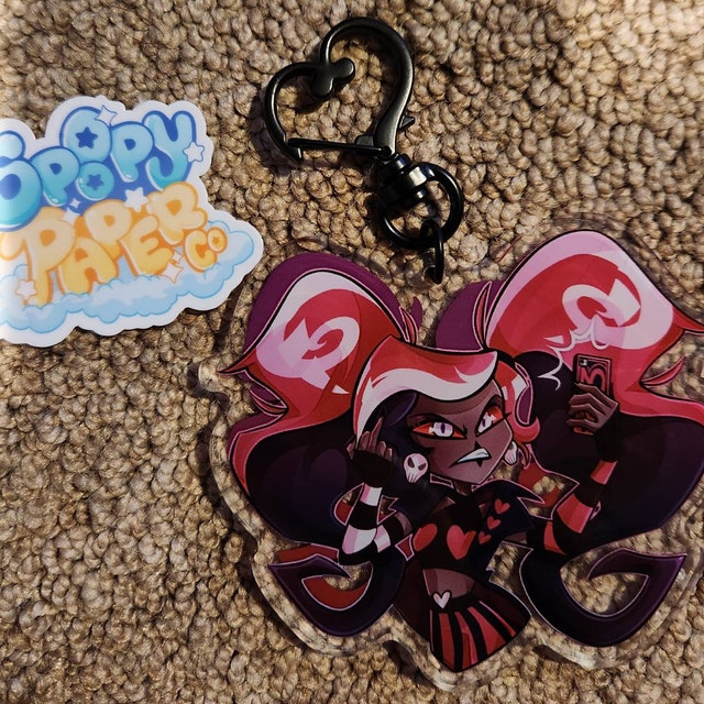 The Vees Hazbin Hotel Keychains - Etsy