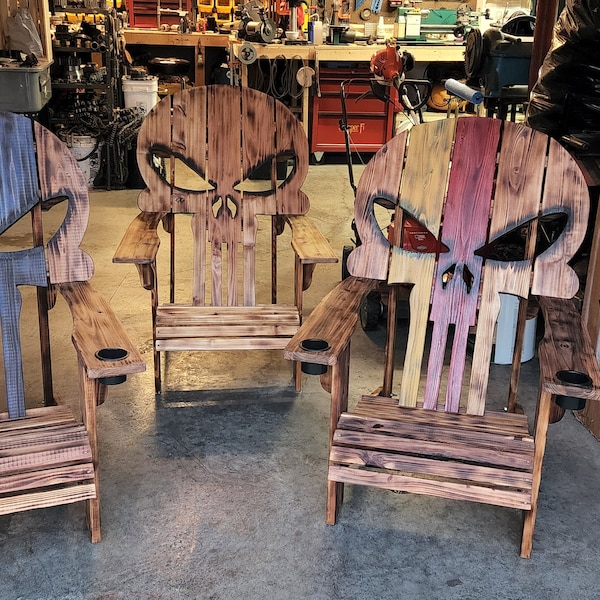 Skull Chair DIY Template Set - Hardboard MDF - Etsy