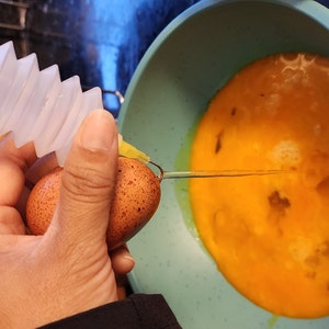 S10 - One-hole Egg Blowing System, like a Blas-Fix