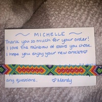 CUSTOM MADE Aztec Friendship Bracelet, Aztec/tribal Pattern, Woven ...