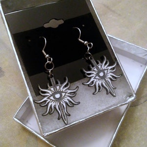 Kingdom Hearts Nobody Emblem Earrings Etsy