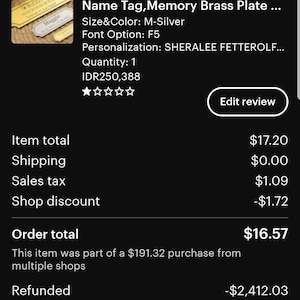 Dale added a photo of their purchase