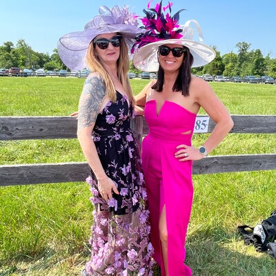 Violet/light Purple Wide Brim Sinamay Church Kentucky Derby Hat With ...