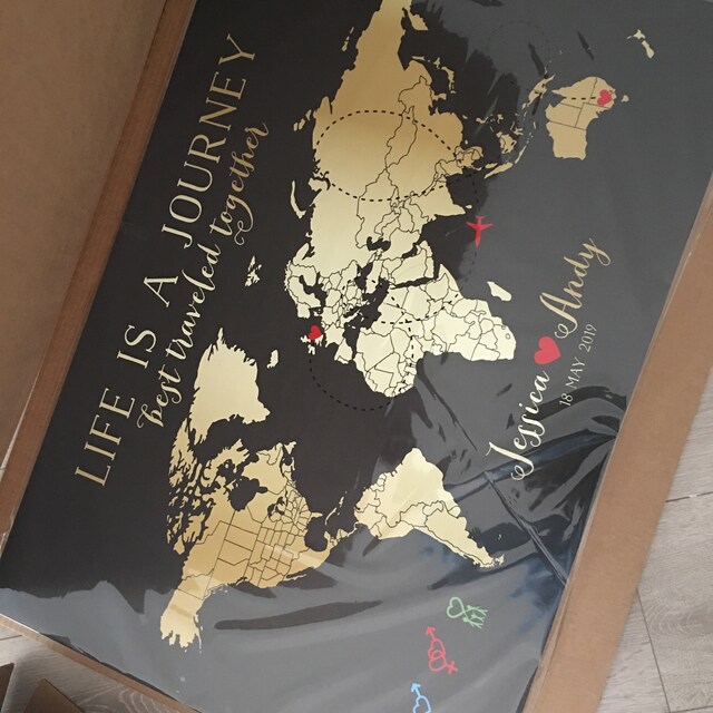 Best Friends Map Long Distance Personalized Map Poster Etsy