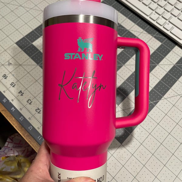 Personalized Name Stanley Cup, Custom Engraved Tumblers, Stanley ...