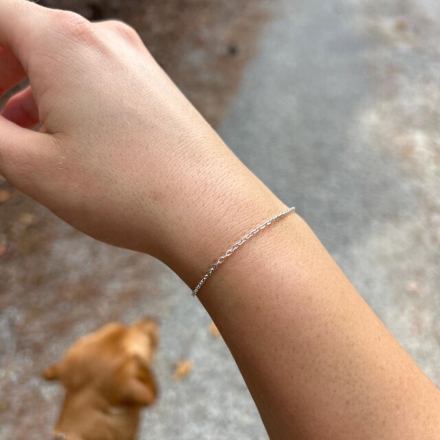 Silver Chain Bracelet | Silver Plated or Sterling Silver Silver Chain Bracelet | Silver Plated or Sterling Silver