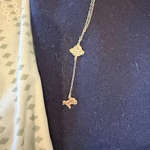 Customer photo, UFO Abduction Necklace