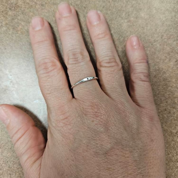Sterling Silver Faith Ring main image 1