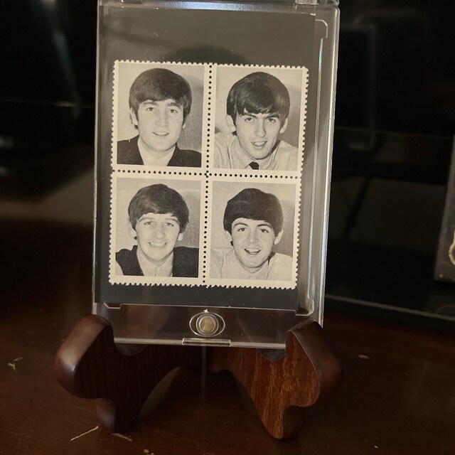 The Beatles - Original 1964 Uncut Stamps - 4 Vintage Originals