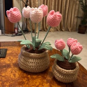 Kit Crochet Bouquet De Roses Violettes - Débutant, Avec Tutoriel Vidéo - Fil, Crochet, Accessoires Inclus - Cadeau Créatif