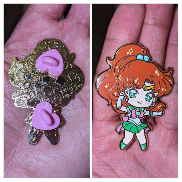 Chibi Enamel Pin Examples Jupiter Chibi Enamel Pin - Etsy