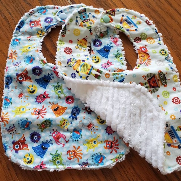 Pre-teen Bibs, Choose Print, Moisture Proof, 10 1/2 X 15 Inch - Etsy
