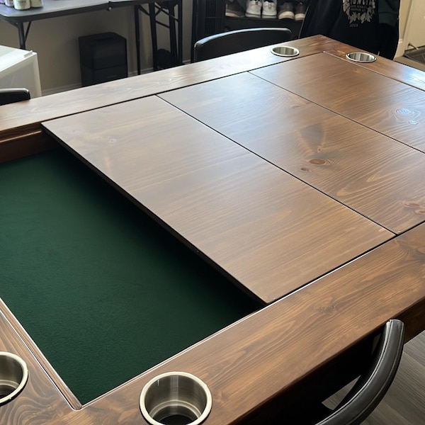 Custom Gaming Table, Role Playing Game Table With Folding Legs, Vaulted ...