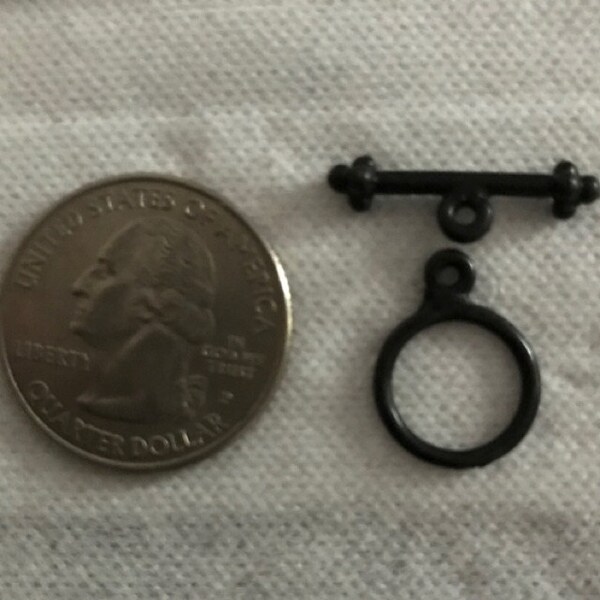 Elegant, Simple Toggle Clasps, Round 12mm Circle, 20mm Toggle Bar, 2 ...