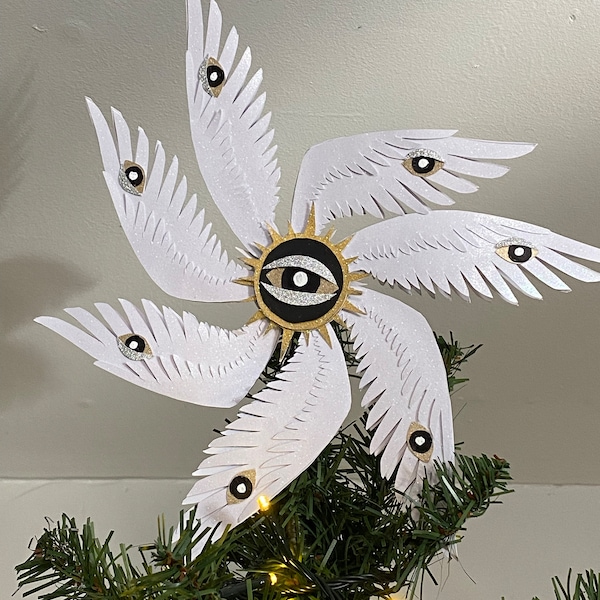 Biblically Accurate Angel Tree Topper Paper Craft (digital Download) - Etsy