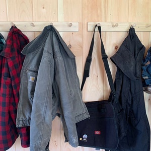 Wooden Peg Rack, Handmade Wood Peg Rack, Coat Rack, Choose