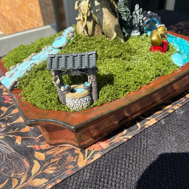 1 Pièces Jardinage Miniature Petit Puits D'eau Féerique Jardin