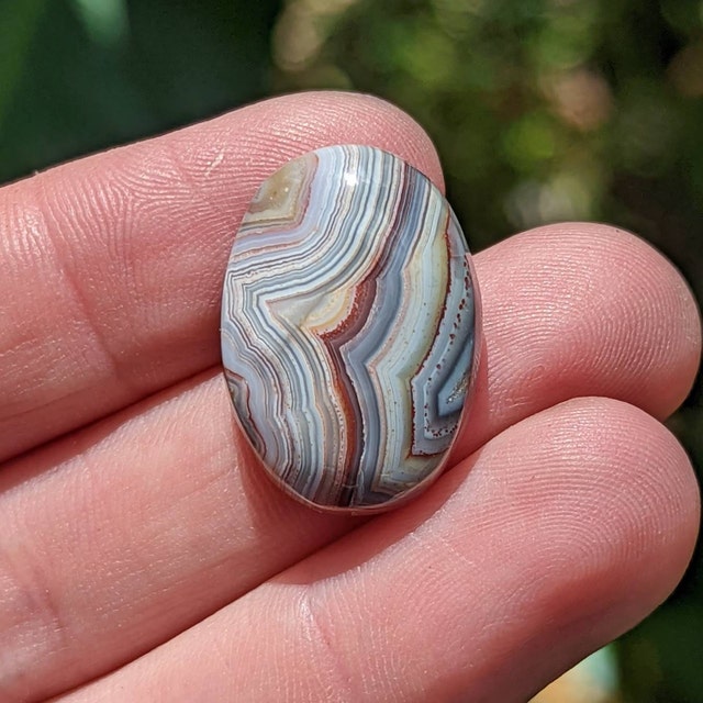 Lot De Cabochons En Agate Dentelle Folle Naturelle Druzy - 100 Carats - Taille 4 à 6 Mm - Pour Création De Bijoux