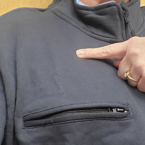 Men's 5 Zipper Easy Port Access Chemo Shirt - Best Gift for Cancer