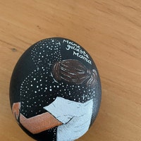Gedenkstein Für Opa – 2-seitig, 10,2 Cm, Mit Kardinal-Motiv & Holzherz, Weihnachts-Dekoration