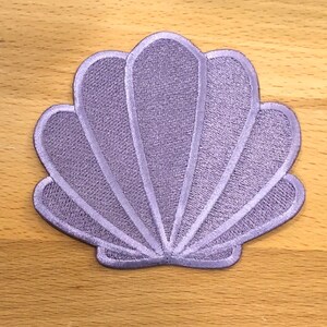 リトルマーメイド アリエルの貝殻 デジタル刺繍機 アップリケ デザイン