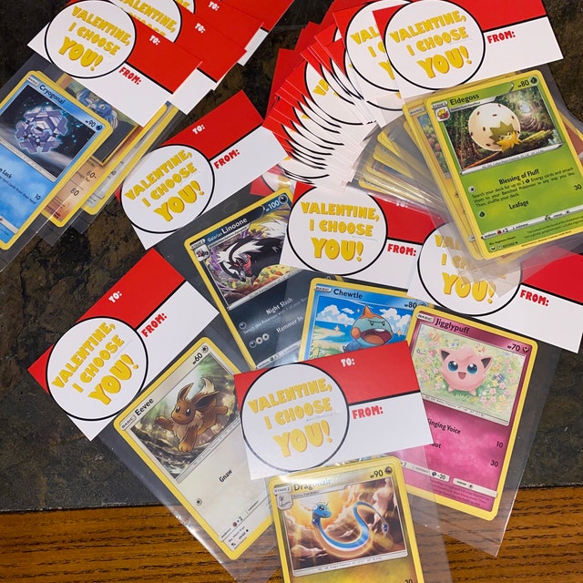 pokémon valentines exchange cards Amazon.com: ColorBoxCrate Pokemon Valentines Day Cards for School Classroom  Exchange, Valentine I Choose You 10 Pack, : Office Products main image 0