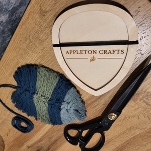 Kit De 11 Moules Et Peignes Pour Macramé - Pour Créer Des Feuilles, Franges Et Pompons - En Bois Et Acier Inoxydable - Outils De Découpe Pour Artisans