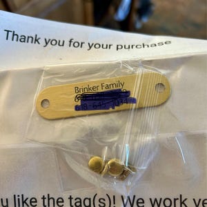 Etsy buyer added a photo of their purchase