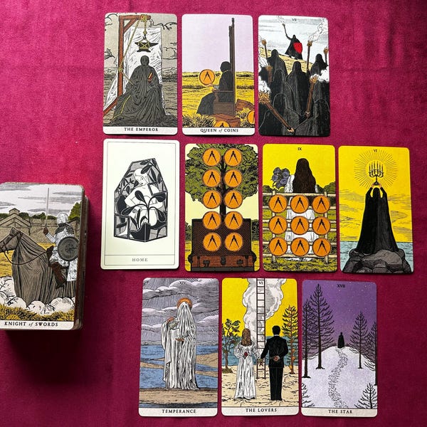 The Somnia Tarot: Illustrated Edition Deck by Nicolas Bruno - 78 Card ...