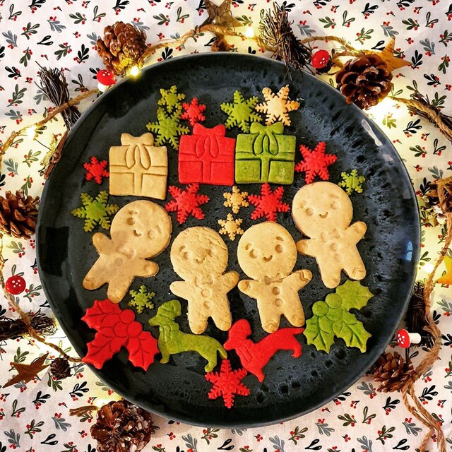 18Pcs Christmas Cookie Cutters Set - Stainless Steel Holiday Baking Shapes