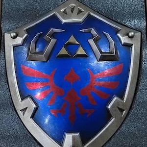 ハイリアの盾 実寸大 1/1 金属 ハイリアの盾 - ゼルダの実物大1:1金属レプリカ BOTW、TOTK、オカリナ